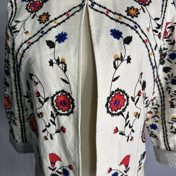 Chelsea & Dorothea Floral Embroid Jacket size PS pre owned Exellent condition - Picture 2 of 8